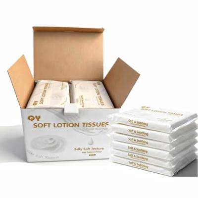 QingYa Facial Tissues with Lotion, 20-Pack Ultra Soft 6-Ply,Travel Size Multipack Pocket Tissue, Hypoallergenic for Sensitive Skin and Babies, On-The-