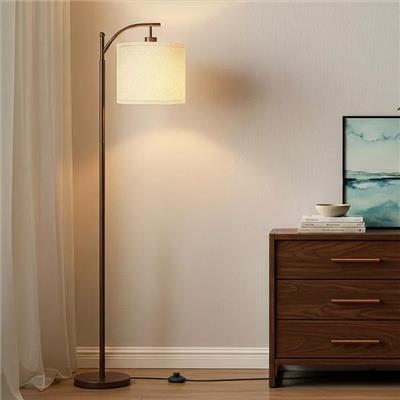 Montage 62 LED Arc Floor Lamp with Hanging Drum Shade, Bulb Included - Macys