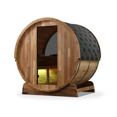 Revel Edenview - 4 Person Traditional Cedar Barrel | Revel Saunas