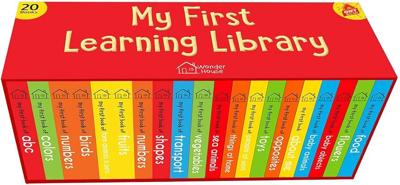 My First Complete Learning Library: Boxset of 20 Board Books Gift Set for Kids: Box Set of 20 Board Books for Children : Wonder House Books Editorial: