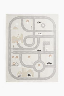 Light beige/City roads Road playmat at H&M Home | H&M GB