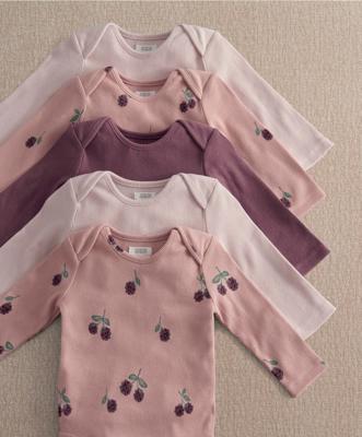 Bramble Bodysuits (Pack of 5) – Mamas & Papas UK