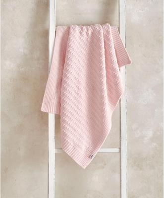 Chenille Blanket - Pink Stripe – Mamas & Papas UK