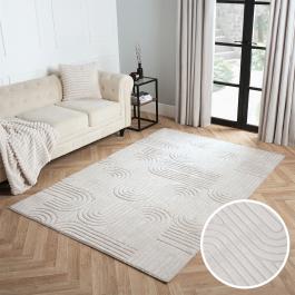 Natural OHS Tufted Arches Rug Stone OHS