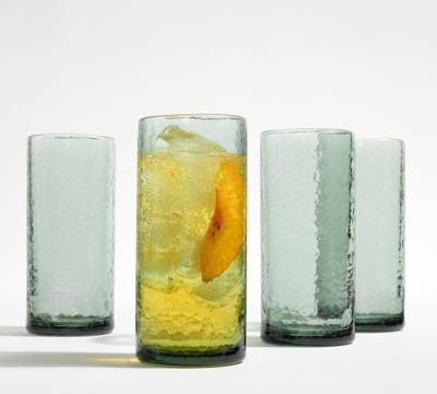Hammered Outdoor Drinking Glasses | Pottery Barn