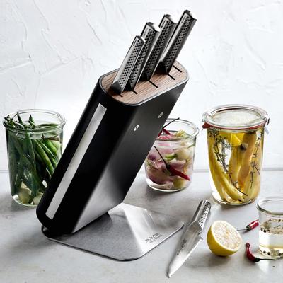 Global Ukon 6-Piece Block Knife Set | Williams Sonoma