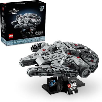Amazon.com: LEGO Star Wars Millennium Falcon 25th Anniversary Collectible - DIY Building Set for Adults, Men & Women, Ages 18+ - A New Hope Model with