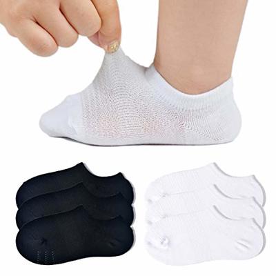 6 Pairs Toddler Little Girls Boys No Show Socks Low Cut Socks With Grips