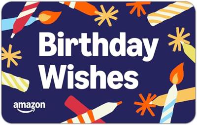 Amazon.com: Amazon eGift Card - Birthday Wishes : Gift Cards