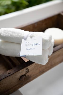 Face Cloths 100% bamboo (pack of 3) - My Little Peanut