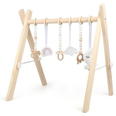 Baby Wooden Play Gym with Sensory Toys - Activity Center 0-6 Months | Shop Today. Get it Tomorrow! | takealot.com