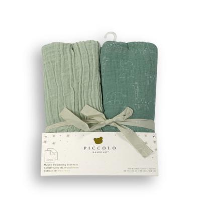 Muslin Blankets 2-piece – piccolo bambino