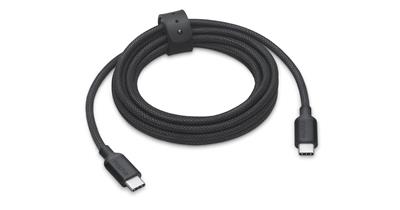 mophie 240W USB-C to USB-C Charge Cable (3m) - Black - Apple