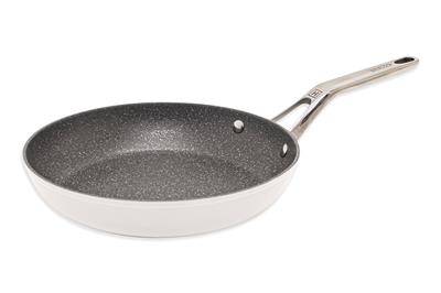 Heritage The Rock Ceramic Zero Frying Pan, Chemical Free, Dishwasher & Oven Safe, White, Assorted Si