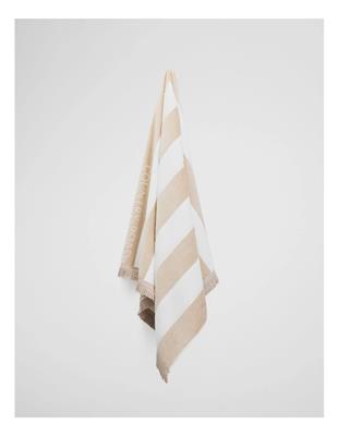 Country Road Beau Australian Cotton Beach Towel in Sand | MYER