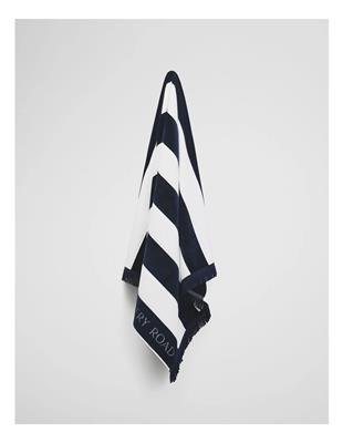 Country Road Beau Australian Cotton Beach Towel in Navy | MYER