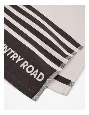 Country Road Aeri Australian Cotton Tea Towel Pack of 3 in Charcoal | MYER
