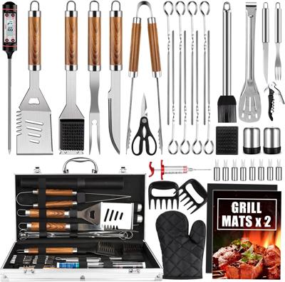 Mibote BBQ Grill Accessories Set, 38Pcs Stainless Steel Grill Tools Grilling Accessories with Aluminum Case - Walmart.ca