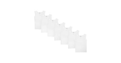 4baby Singlets 7 Pack White | Baby Bunting AU