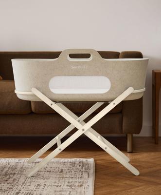 SnuzBaskit Moses Basket & Stand - Barley/Cashmere – Mamas & Papas UK