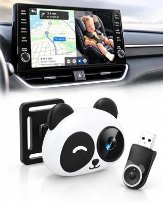 Amazon.com: Baby Car Camera Carplay Monitor for Backseat Babycam | Upgraded graphene material only for Vehicle models with wired CarPlay Plug & Play 1