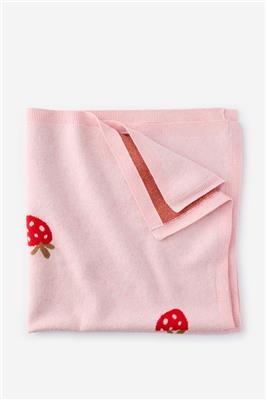 Kids’ Pink Organic Blend Knit Blanket | Cotton On Kids Australia