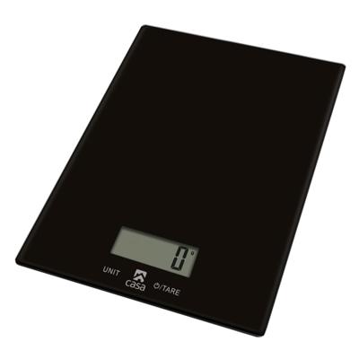 Casa Glass Kitchen Scale, Nero - Yuppiechef