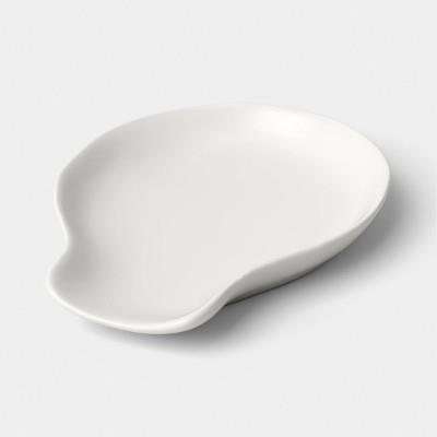 Aralia White Ceramic Spoon Rest Cream - Threshold™ : Target