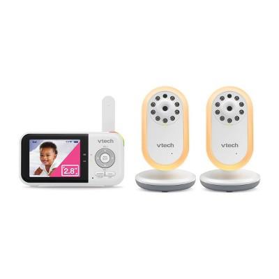 V-Tech 2 Camera 2.8 Fixed Position Video Baby Monitor: Night Vision, 2-Way Talk, Digital Zoom, Wireless 2.4 GHz : Target