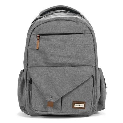 Primo Passi PerTutti Baby Diaper Bag Backpack, Grey Melange