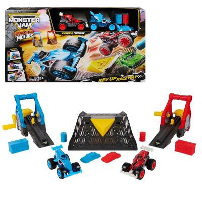 Monster Jam Monster Motors Rev Up Raceway Playset : Target