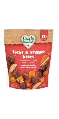 Buy Simply Gourmet Fruit & Veggie Bites Apple Carrot with Chia at Well.ca | Free Shipping $35+ in Canada