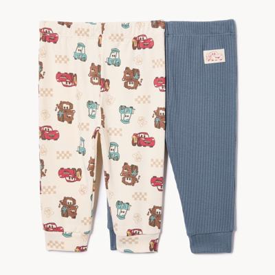 Baby Boys Disney Cars 2-Pack Jogger in Dusty Blue from Joe Fresh