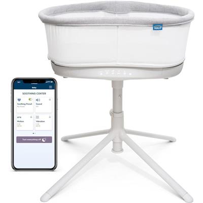 HALO BassiNest Connected Swivel Sleeper 3.0 Smart Bassinet - Grey