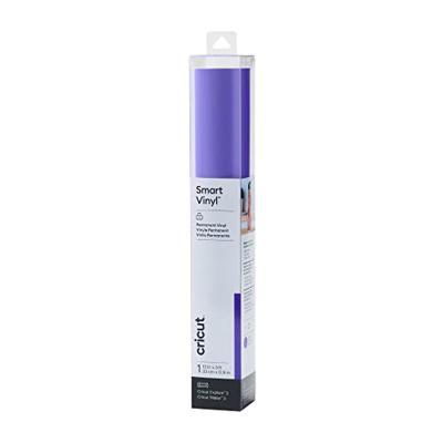Cricut Smart Permanent Vinyl, Purple - 3ft Roll (13x36) Adhesive Craft Vinyl - Matless Cutting for cuts up to 12ft with Maker 3 / Explore 3 Machines