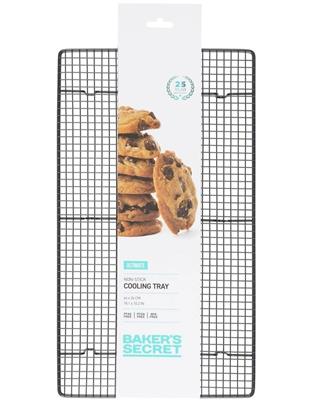 Bakers Secret Ultimate Non-Stick Cooling Tray 46x26cm in Black | MYER