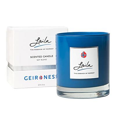 Geir Ness Laila Perfume Candle Soy Wax Scented Candles for Home, Bathroom