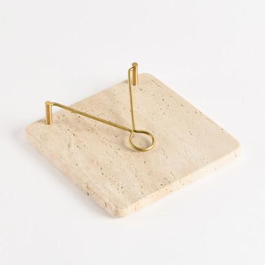 Travertine Napkin Holder - Pillow Talk