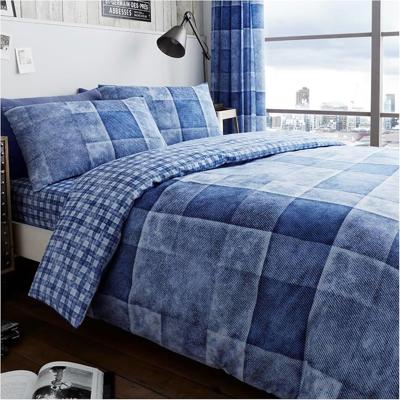 GC GAVENO CAVAILIA Geometric Duvet Cover - Reversible SuperKing Bedding Set With Pillowcases - Bed Cover - Polycotton Soft Comforter Cover (260x220 cm
