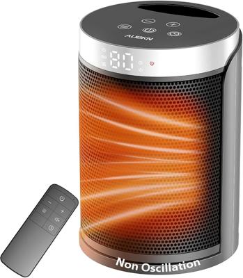 Amazon.com: AUBKN Space Heater, Portable Electric Heaters for Indoor Use with Remote | Thermostat,12H Timer, 5 Mode, Digital Display, Touch Key, 1500W