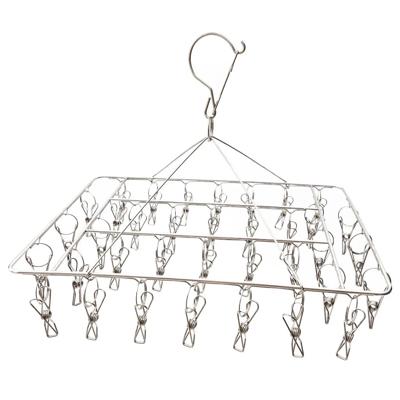 Stainless Steel Sock Hanger 36 Peg | Plastic-Free Clothes Airer & Laundry Drying Rack - Go For Zero