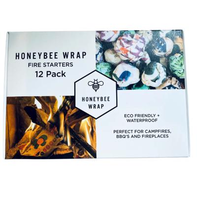 Honeybee Wraps - Fire Starters (Beeswax or Vegan) - Go For Zero