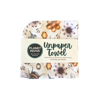 Planet Revive | Unpaper Towels | 10-Pack, Reusable, Plastic-Free, Cotton - Go For Zero