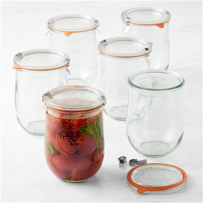 Weck Tulip Jars - 35.9 oz - Set of 6 | Williams Sonoma