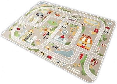 Amazon.com: IKITOT Kid Rug Carpet Playmat for Toy Cars and Train，Play Area Rug with Rubber Backing，Fun Throw Rug，Ideal Gift for Children Baby Bedroom