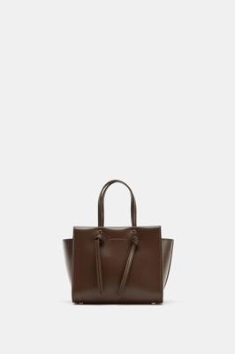 KNOTTED MINI CITY BAG - Black | ZARA South Africa