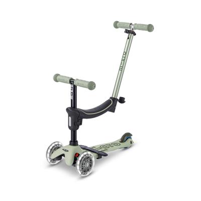 Micro Scooters Mini 2 Grow Deluxe LED Clip Seat V2 Scooter - Sage Gree