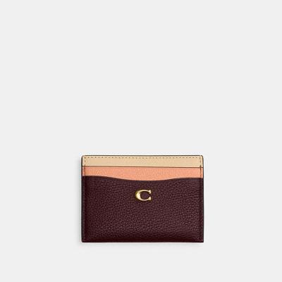 Essential Card Case In Colorblock | Wallets | Coach | COACH®