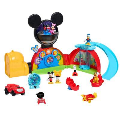 Disney Junior Mickey Mouse Deluxe Clubhouse Doll Playset, 10pc Character Figures with Clubhouse Accessories for Pretend Play : Target
