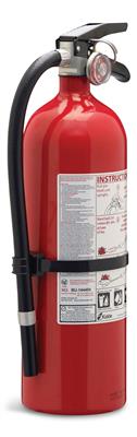 Kidde Pro Series 3A40BC Home/Office Rechargeable Fire Extinguisher With Wall Mounting Brackets, 5.5-